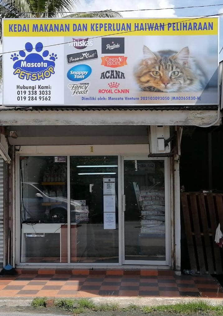 Kedai Kucing Mascota Pet Shop Selangor